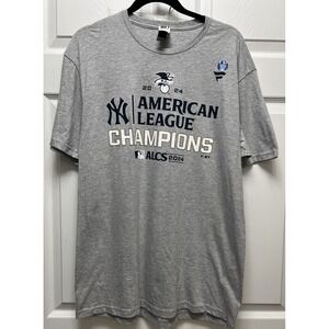New York Yankees American League Champions SHIRT 2024 New Sz Lg
